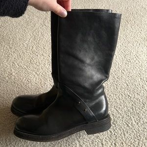 Del Carlo Mid High Leather boots